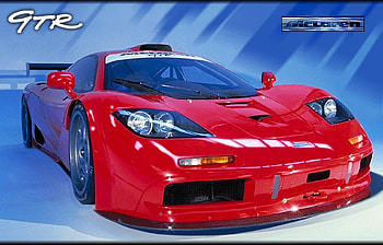 Maclaren GTR, 3d, cars, red, maclaren, gtr HD wallpaper