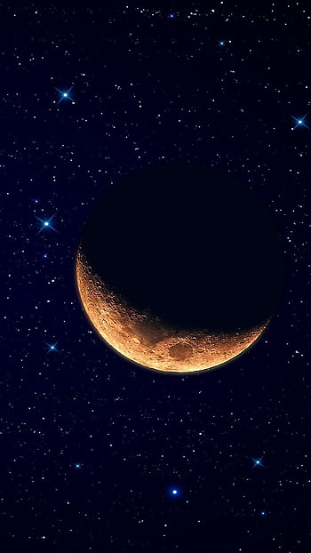Moon, Stars Lightning HD phone wallpaper