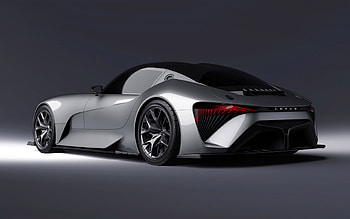 2021, Lexus BEV Sport Concept, , rear view, exterior, silver coupe, japanese cars, Lexus HD wallpaper