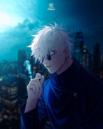 Gojo-kun, art, gfx, anime HD phone wallpaper