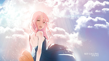 SKY FALLING, Anime, Anime-Gataris, girl, cloud, anime girl HD wallpaper