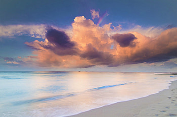 Clouds Over Ocean, clouds, ocean, nature HD wallpaper