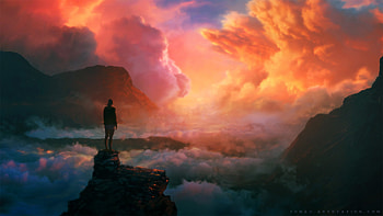 Colorful Memories, artist, digital-art, deviantart HD wallpaper