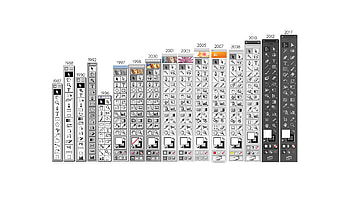 Adobe Illustrator - Evolution of Tools, evolution, illustrator, tools, simple background, adobe HD wallpaper