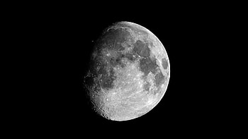moon, darkness, sky, nature HD wallpaper