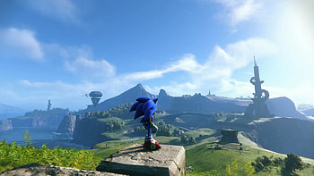 Sonic Frontiers, Ultra , Exhilarating , Gaming visuals HD wallpaper
