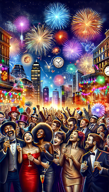 New Year's Eve Celebration Fireworks, celebration, fireworks, party, cityscape HD phone wallpaper