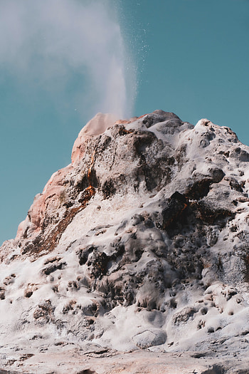 Nature, Water, Mountain, Vertex, Top, Spray, Geyser HD phone wallpaper