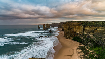 Twelve Apostles, Great Ocean Road, Victoria Australia, Captivating graphy HD wallpaper