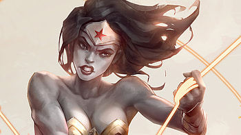 Wonder Woman Power Mode, wonder-woman, superheroes, artwork, artist, artstation HD wallpaper