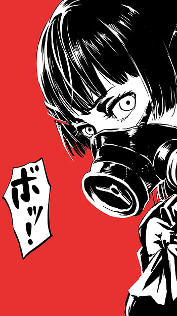 Scarlet Gasmask Girl — Anime , Anime, girl, anime girl HD phone wallpaper