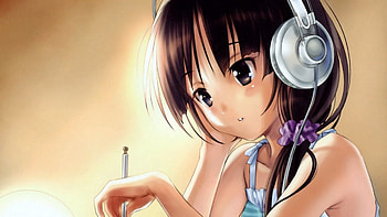 Anime, Heads, Girl, Pen, Thoughts HD wallpaper