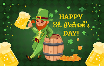 Enchanting leprechaun, Mythical creature, Rainbow backdrop, Fantasy world HD wallpaper