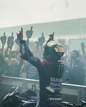 Fabio Quartararo, MotoGP, World Champion HD phone wallpaper