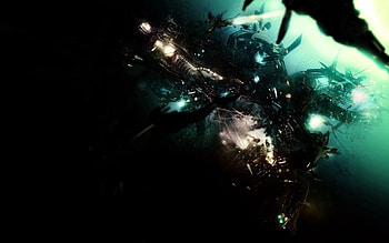 Abstract, Dark, Explosion, Imagination, An Object, Object HD wallpaper
