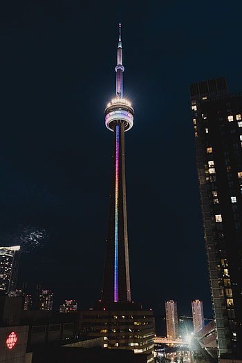 Cities, Night, Architecture, City, Building, Illumination, Backlight, Tower HD phone wallpaper
