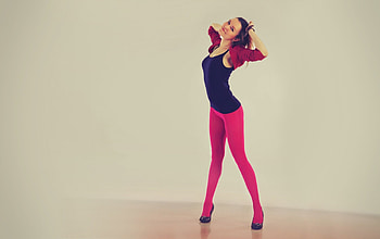 girl, model, hair, red HD wallpaper