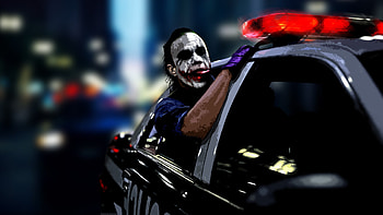 anime, Police, Digital Art, Heath Ledger, Joker, Batman, MessenjahMatt / and Mobile Backgrounds HD wallpaper