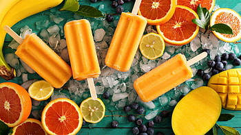 Ice candies, Mangos HD wallpaper