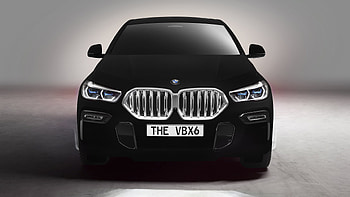 BMW X6 Vantablack 2019 HD wallpaper