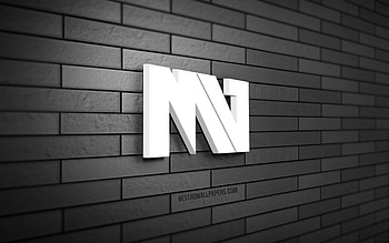 MoVlogs 3D logo, , gray brickwall, creative, bloggers, MoVlogs logo, 3D art, MoVlogs HD wallpaper