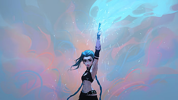 Echoes Of Suffering Jinxs Chaotic Wonderland, jinx-league-of-legends, league-of-legends, games, artist, artwork, digital-art HD wallpaper