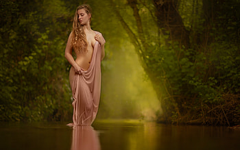 Ethereal Beauty, etheral, art, graphy, , girl, beauty, woman, digital, fantasy, nature HD wallpaper