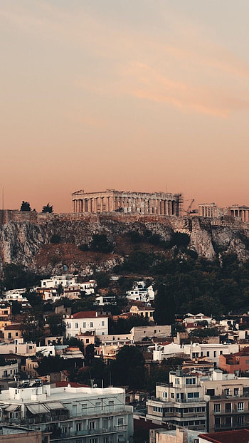 Athens city , Aesthetic , Modern cityscape, Urban backdrop HD phone wallpaper