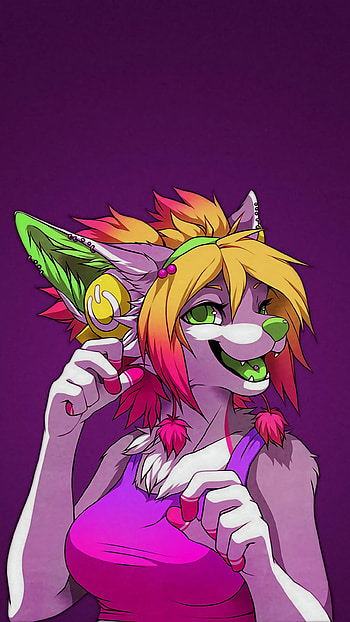 Furry, magenta, pink, furries HD phone wallpaper