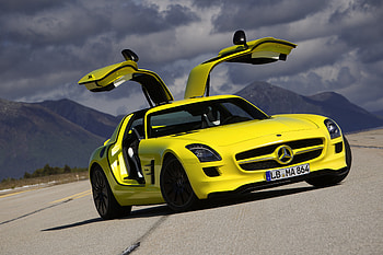 Cars, Amg, Mercedes-Benz, Coupe, Sls, E-Cell HD wallpaper