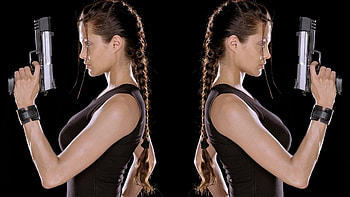 Angelina Jolie, Lara Croft, Action-packed movies, Adventurous heroine HD wallpaper