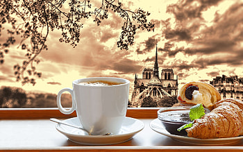 Parisian culinary delights, French food culture, Iconic Parisian dishes, Exquisite cuisine HD wallpaper