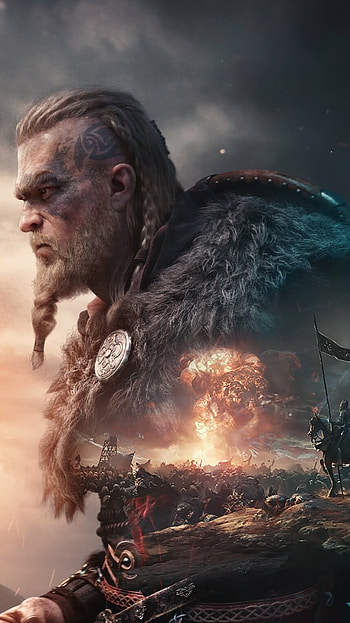 viking, warrior, Assassin's Creed, video game HD phone wallpaper