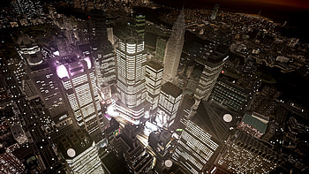Landscape, Cities, Night, Architecture HD wallpaper