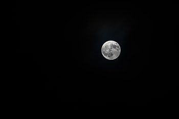 Sky, Universe, Night, Moon, Dark, Bw, Chb, Full Moon, Satellite HD wallpaper