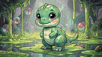 Dinosaur, Cute HD wallpaper