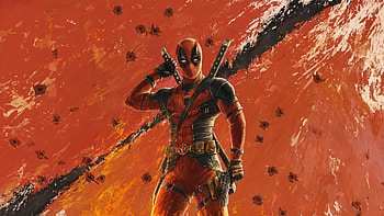 Deadpool Deadly Swordplay In Action, deadpool, superheroes, artist, artwork, digital-art, artstation HD wallpaper