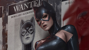 Asian Catwoman, catwoman, superheroes, artwork, artstation HD wallpaper