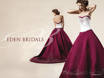 eden bridals 4, girl, dress, bridal, nice HD wallpaper