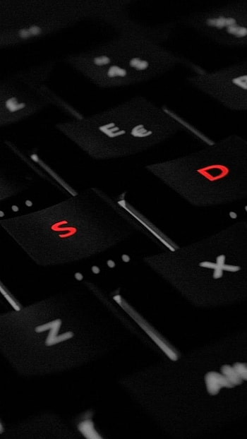 Full Black Colour, Keyboard HD phone wallpaper