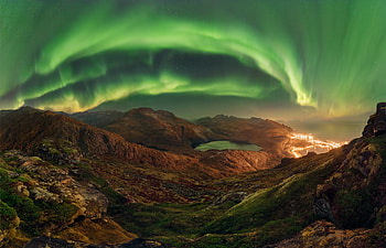 Aurora Borealis, sky, landscape, nature HD wallpaper