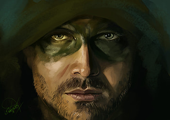 Arrow Artwork, arrow, superheroes, artwork, behance, digital-art HD wallpaper