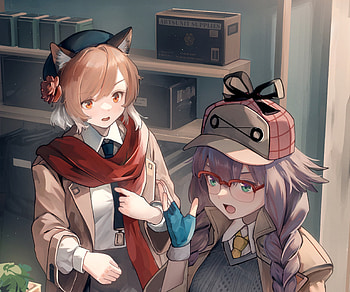 May & Mousse, Mousse (Arknights), video game, Arknights HD wallpaper