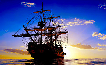 SAIL BOAT, boat, sail, sky, ocean HD wallpaper