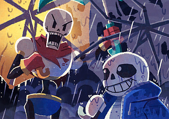 Undertale Legends: Sans & Papyrus Ultra, Sans (Undertale), Papyrus (Undertale), video game, Undertale HD wallpaper
