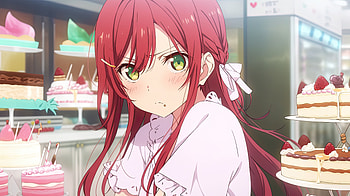 Stunning Anime Girl with Red Hair and Green Eyes, Anime, girl, anime girl HD wallpaper