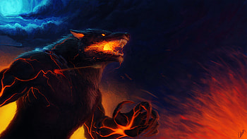 Fenrir Smite Artwork, artist, artwork, digital-art HD wallpaper