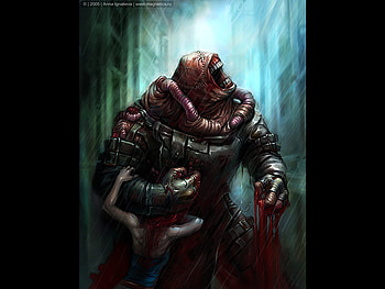 Nemesis, horror, game, creature HD wallpaper