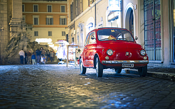 Fiat, Cars, Front View, 500Px HD wallpaper