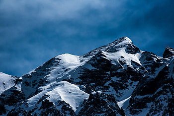 Nature, Mountains, Snow, Vertex, Tops HD wallpaper